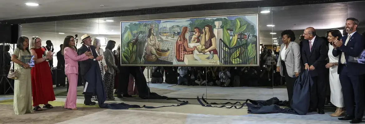 Tela de Di Cavalcanti, rasgada 7 vezes, é devolvida ao Planalto