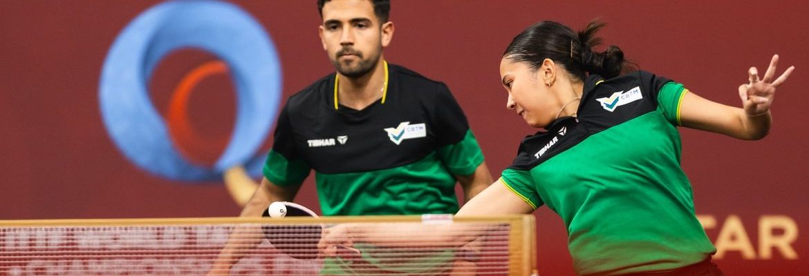 Mesatenistas Gui Teodoro e Giulia Takahashi vão às oitavas do Mundial