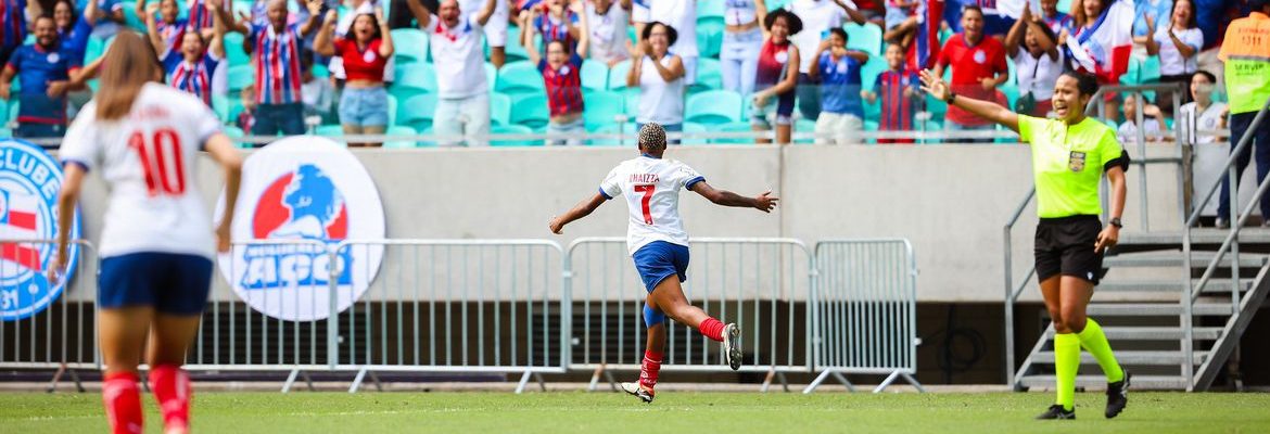 Rhaizza marca três e Bahia derrota Ferroviária no Brasileiro feminino