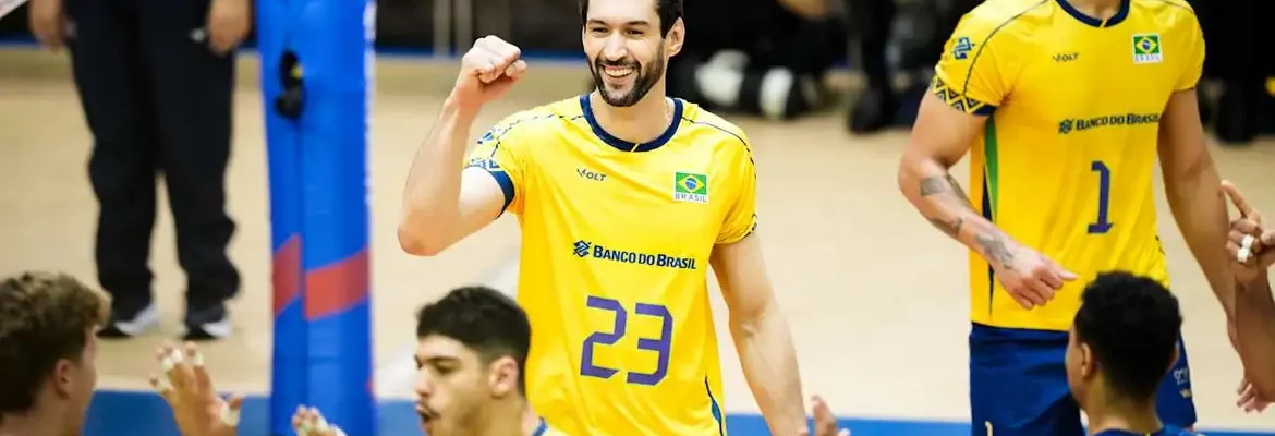 Brasil derrota Argentina e segue líder na Liga das Nações Masculina