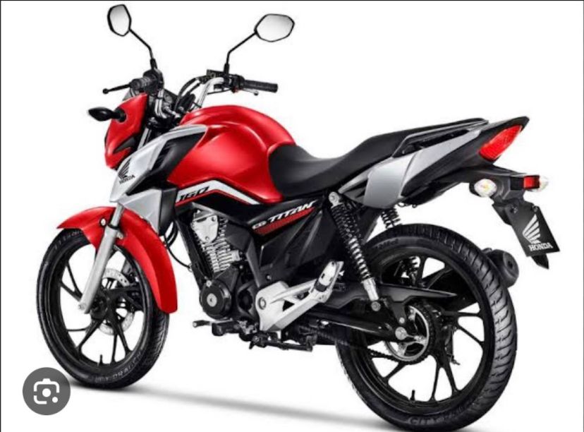 Moto CG 160 titan vermelha