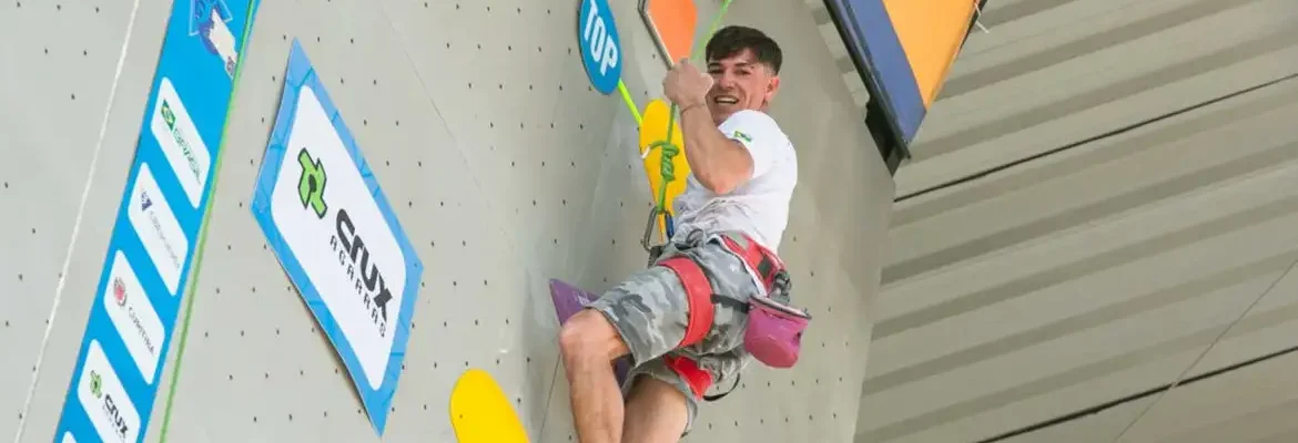 Eduardo Schaus conquista prata no Mundial de escalada paralímpica