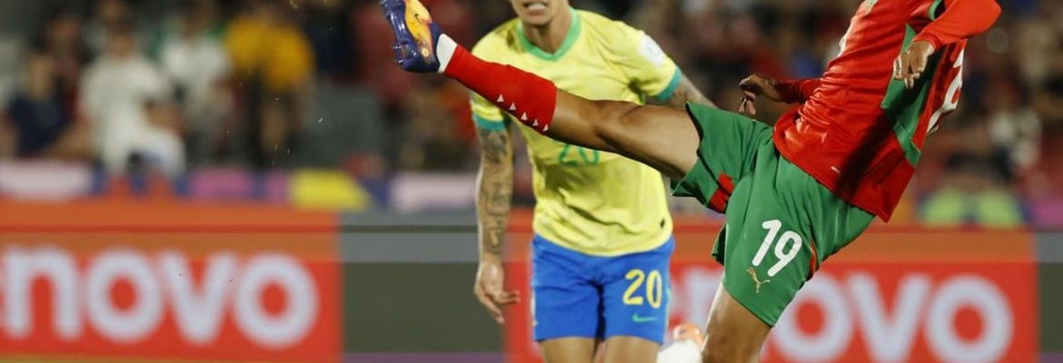 Mundial sub-20: Brasil perde para Marrocos por 2 a 1 e se complica
