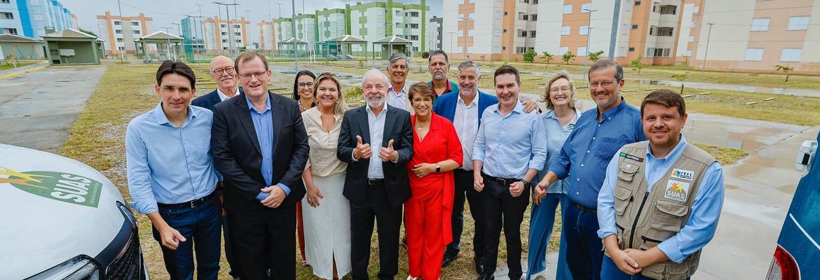 Lula entrega 1.276 unidades do Minha Casa, Minha Vida no RS